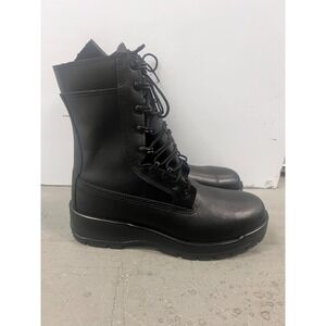 Rocky Navy Inspired 808 Mens 10W Black Waterproof 9" Steel Toe EH Military Boots